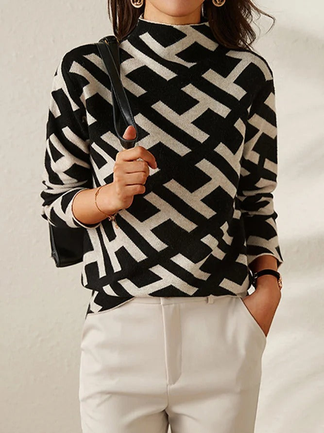 R&B | Eleganter Rollkragenpullover