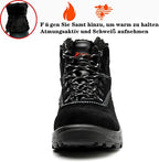 Wasserdicht Arbeitsschuhe Stahlkappe Schutzschuhe Warm Gefüttert Sicherheitsstiefel R&B
