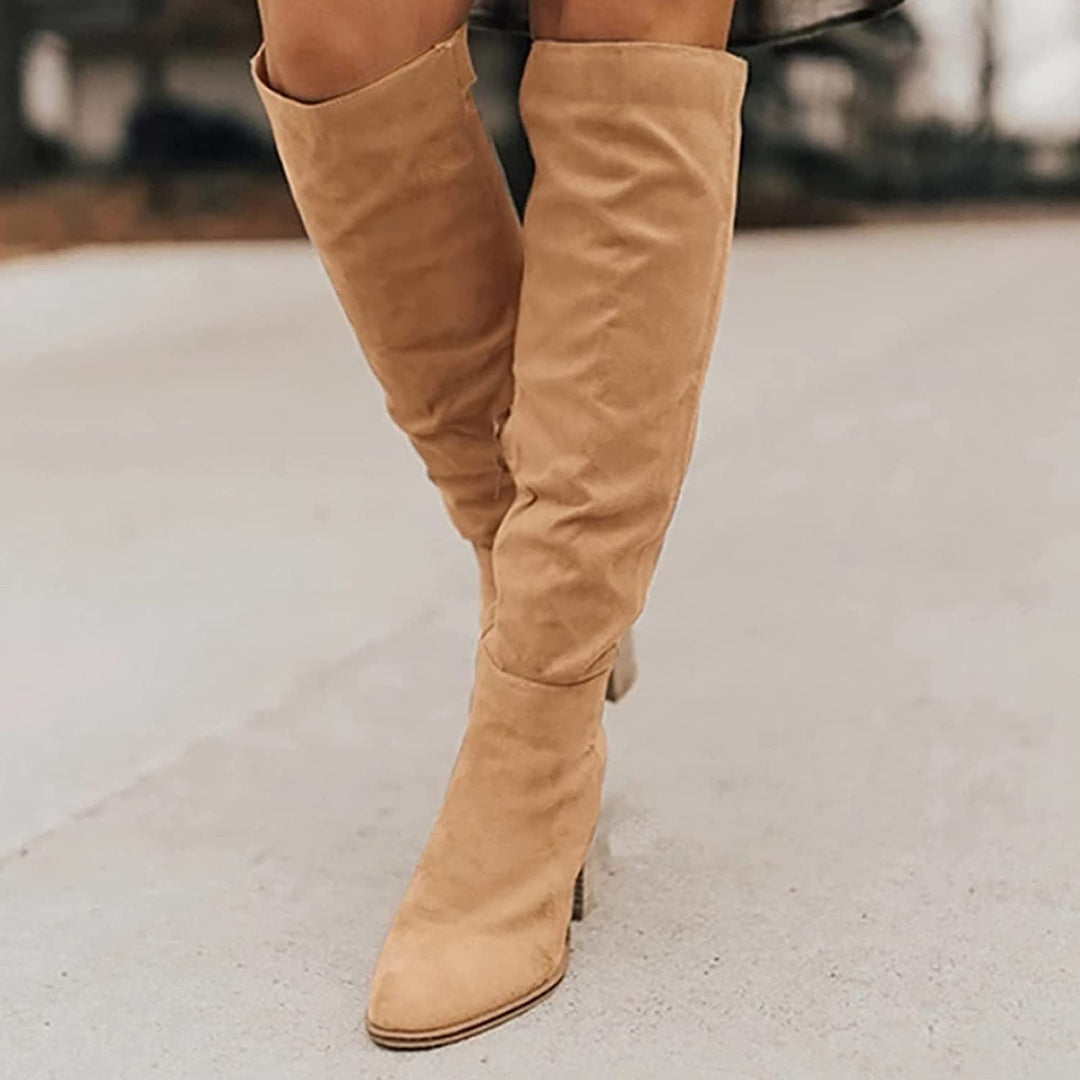 R&B - Hochwertige Stiefel aus weichem mit Absatz