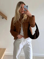 R&B | Elegante Wildlederjacke
