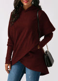 R&B | Hoodie - Damen Herbst Trendy Asymmetrischer Hoodie