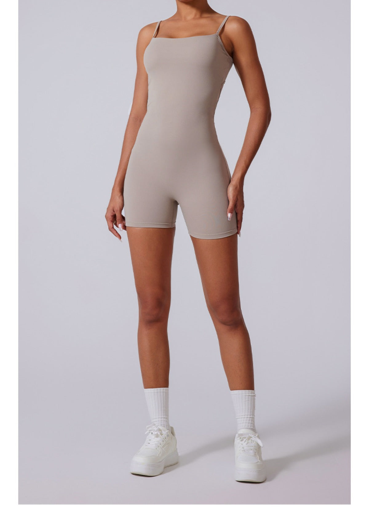 R&B | Schlanke Schulter Tank Yoga Strampler