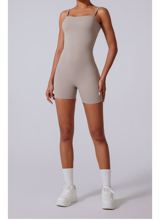 R&B | Schlanke Schulter Tank Yoga Strampler