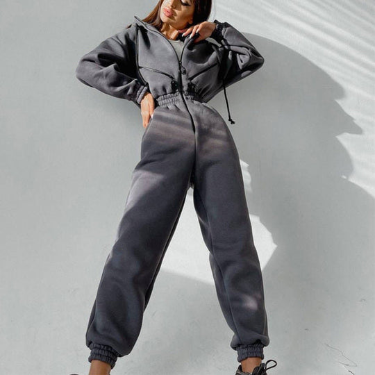 R&B | Hoodie Zweiteiliges Set für Alltag und Freizeit