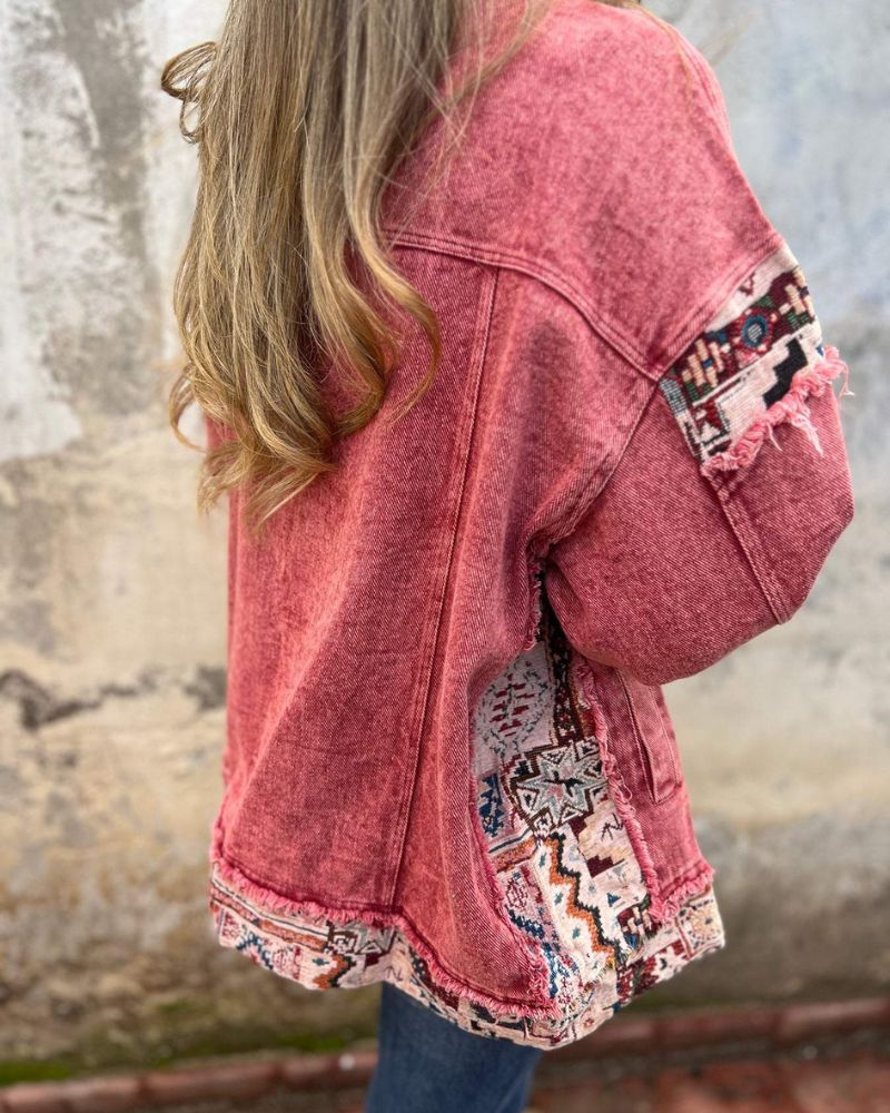 R&B | Denim Patchwork Casual Jacke