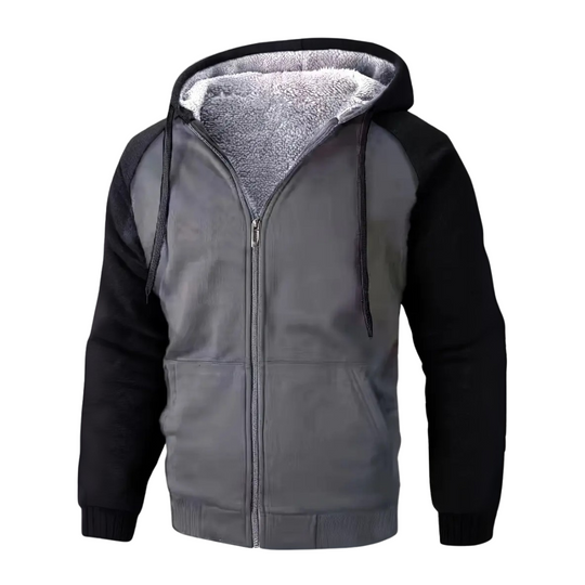 R&B | Herren-Hoodie gefüttert mit Sherpa-Fleece