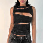 R&B | Top aus Jeansweste