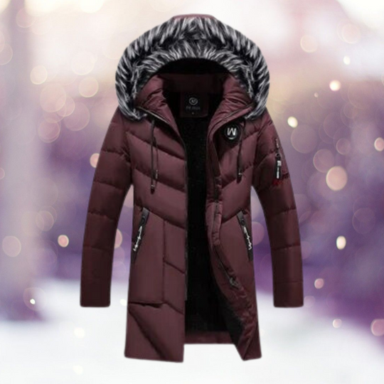 R&B | Parka Jack - stilvolle isolierte Damen Außenjacke mit Kunstpelzkapuze