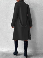 R&B | Trenchcoat mit Gürtel und einfarbigem Polyestermaterial für Frauen Schicke Oberbekleidung für den alltäglichen Gebrauch