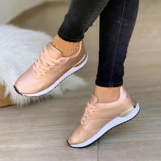 Komfortable Leder Damen-Sneakers R&B