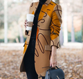 R&B | Moderne Abstrakte Jacke für Frauen