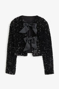 R&B | Möglichkeiten, um zu feiern, Krawattenfront-Schleife Paillettenjacke