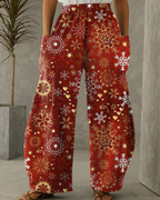 R&B | Weihnachtsdruck Freizeit Hose