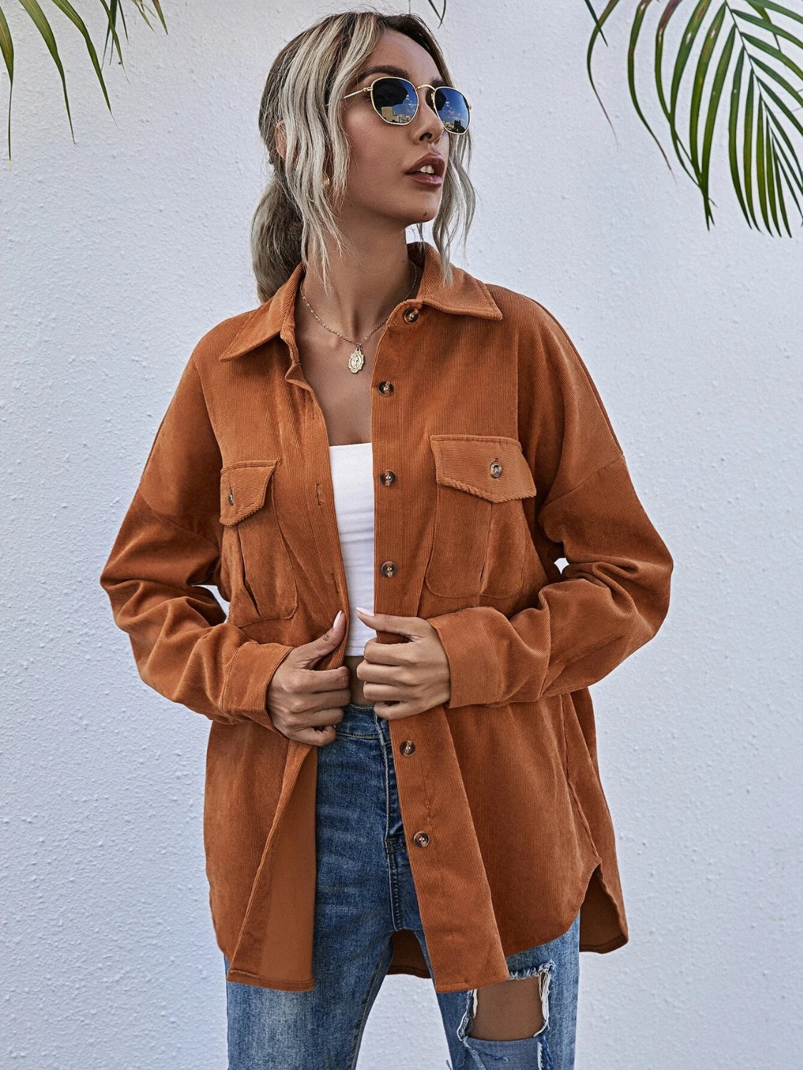 R&B | Cordura Dropped Shoulder Shacket