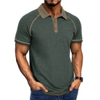 R&B | Kurzärmeliges Herren-T-Shirt mit Revers