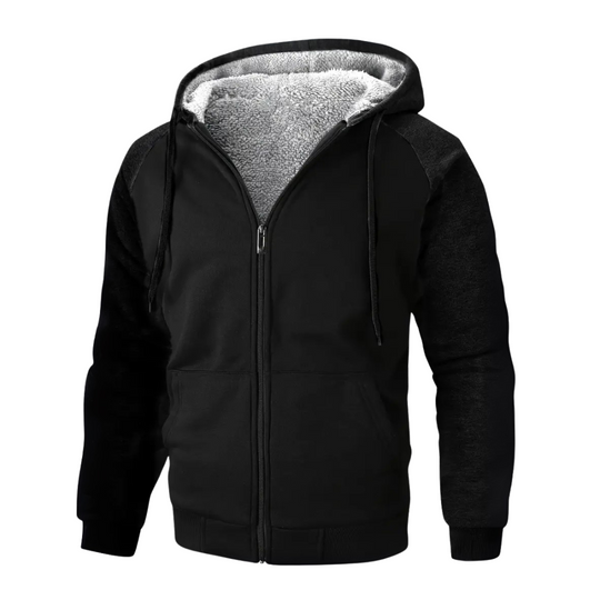 R&B | Herren-Hoodie gefüttert mit Sherpa-Fleece