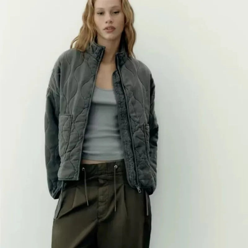 R&B | Steppjacke mit klassischer Steppnaht-Detailierung