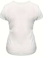 R&B | Damen T-Shirt Sommershirt mit Hühnerdruck, Rundhalsausschnitt, Kurze Ärmel, Lässig und Komfortabel