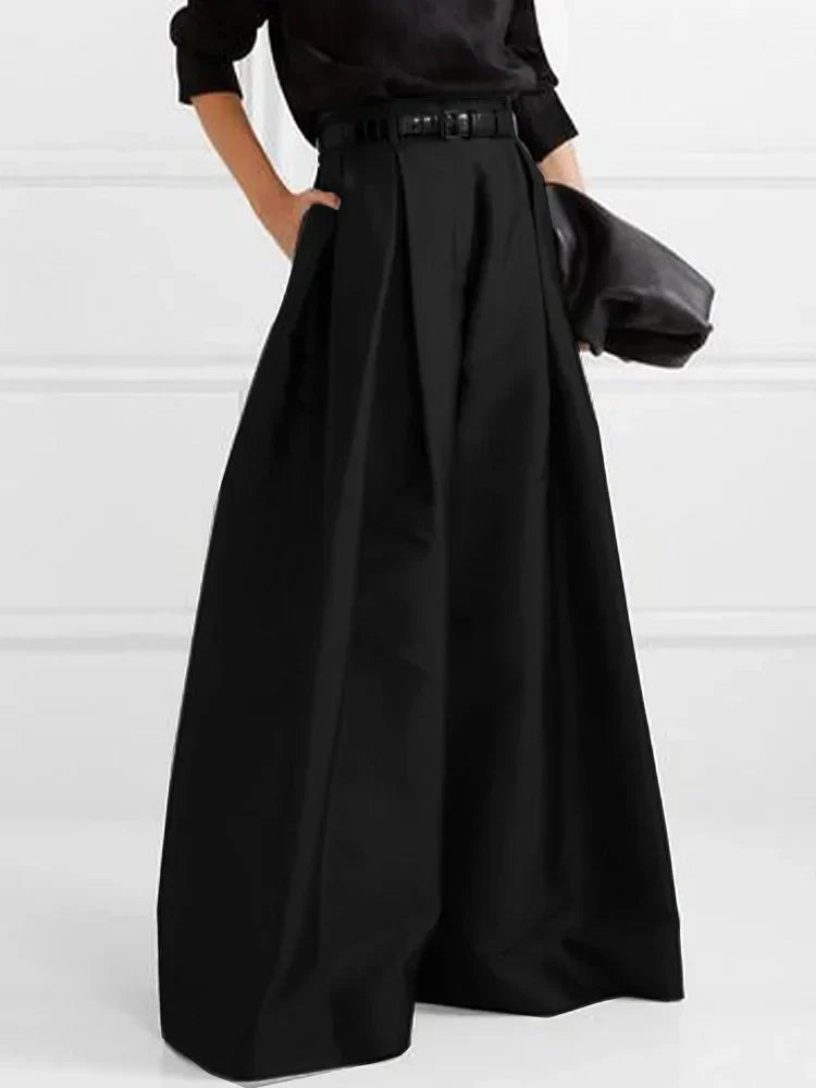 R&B | Weite Hose mit Hoher Taille