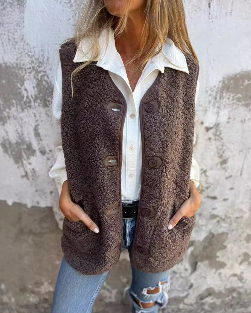 R&B | Damen Herbst Knöpfli Kurz Warm