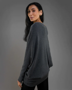 R&B | Asymmetrisch Drapierter Pullover