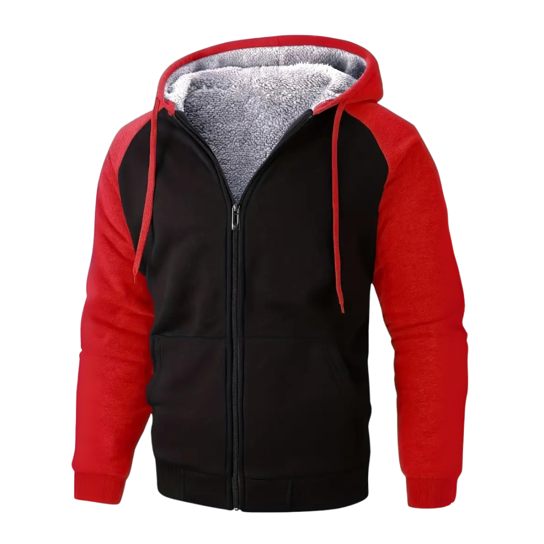 R&B | Herren-Hoodie gefüttert mit Sherpa-Fleece