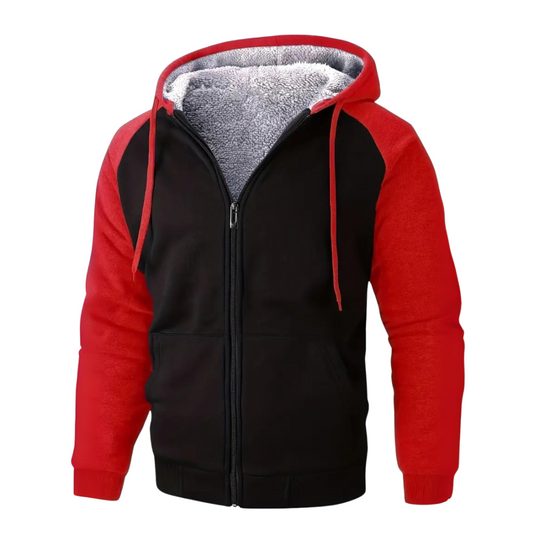 R&B | Herren-Hoodie gefüttert mit Sherpa-Fleece