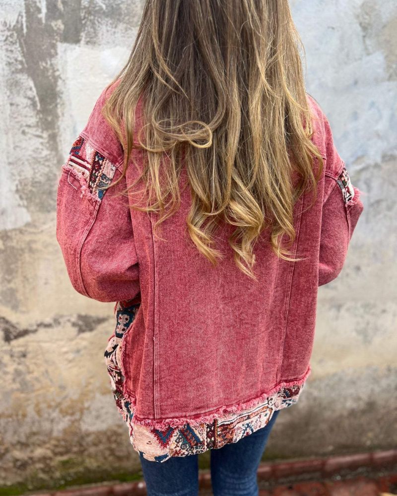 R&B | Denim Patchwork Casual Jacke
