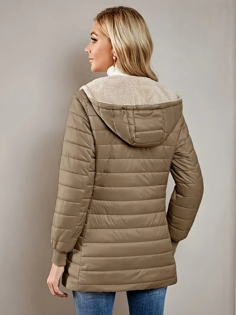 R&B | Fleece Gefütterte Jacke mit Reißverschluss