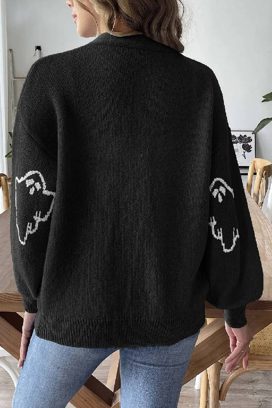 R&B | Lockere lässige Cartoon Jacquard-Jacke