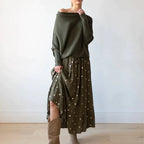 R&B | Asymmetrisch drapierter Pullover