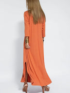Langes Schlankmachendes Kleid