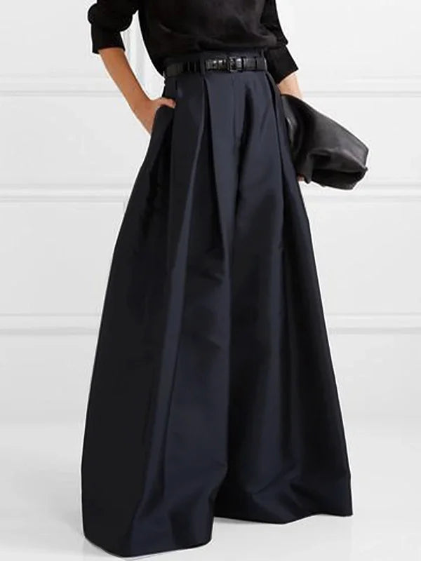 R&B | Weite Hose mit Hoher Taille