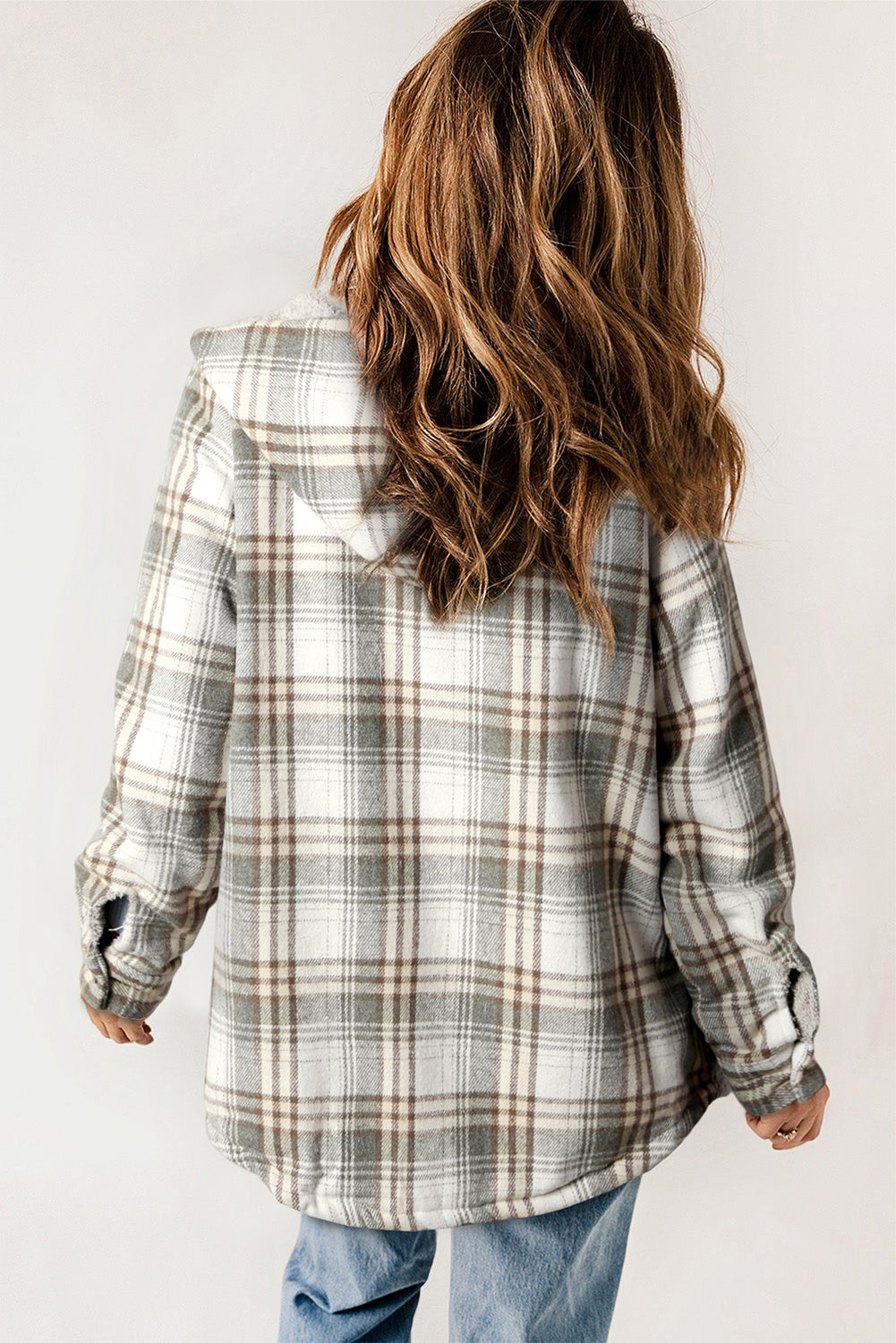 R&B | Gitterjacke mit Plüschfutter Warm und Stilvoll Ideal für Den Alltag