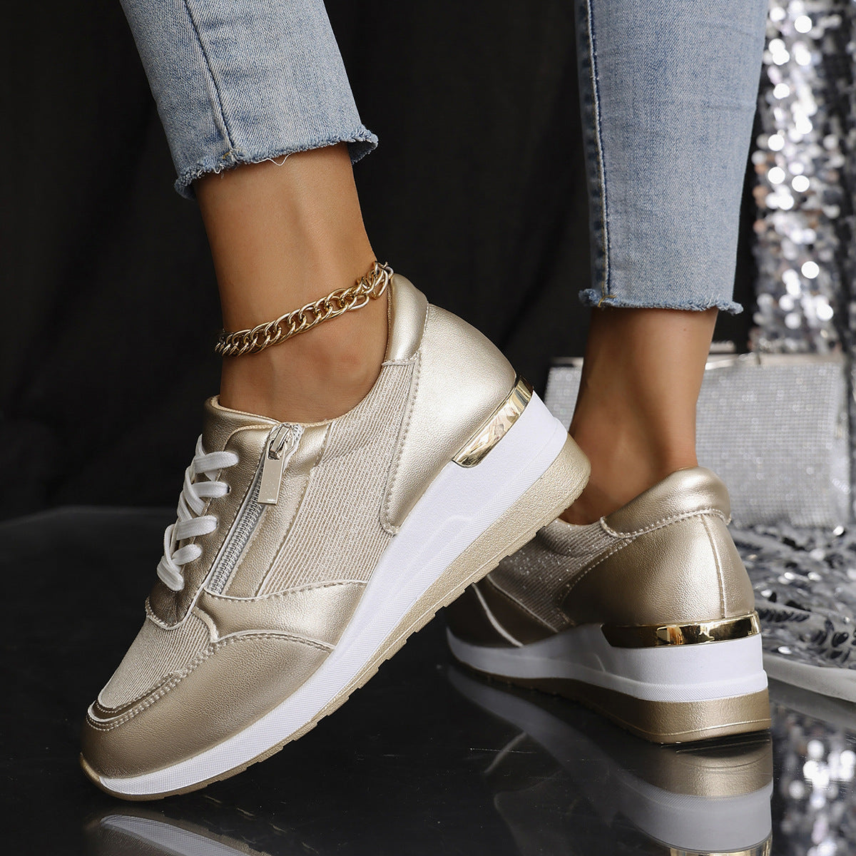 Orthopädische Schuhe mit seitlichem Reißverschluss R&B R&B
