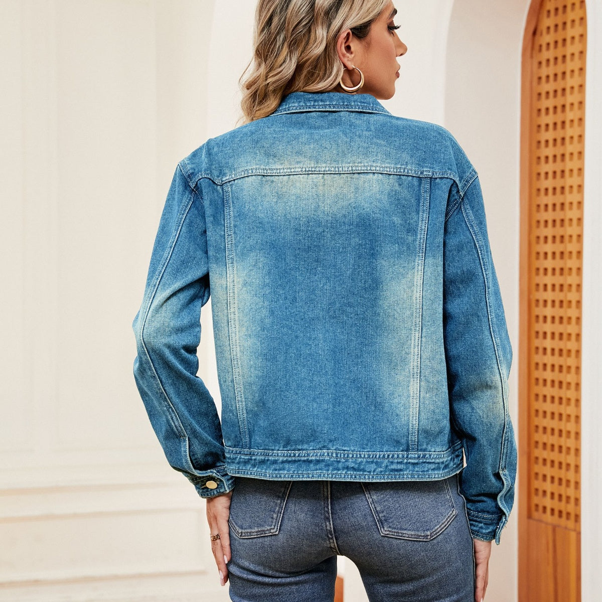 R&B | Gewaschenes Denim-Jacke