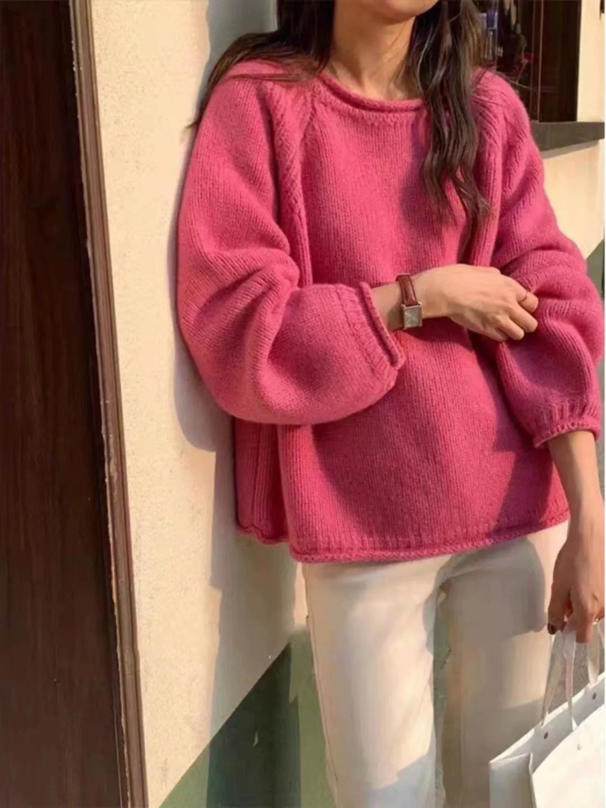 Damen Strick Oversize-Pullover mit Lässigem Stil & Hohem Komfort | R&B