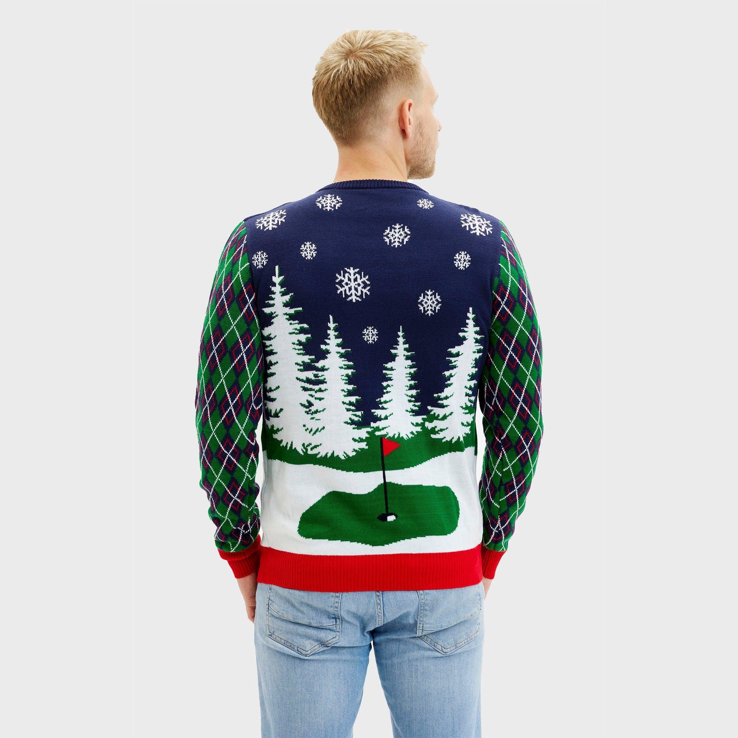 R&B | Ho Ho Hole In One Weihnachts-Pullover Herren