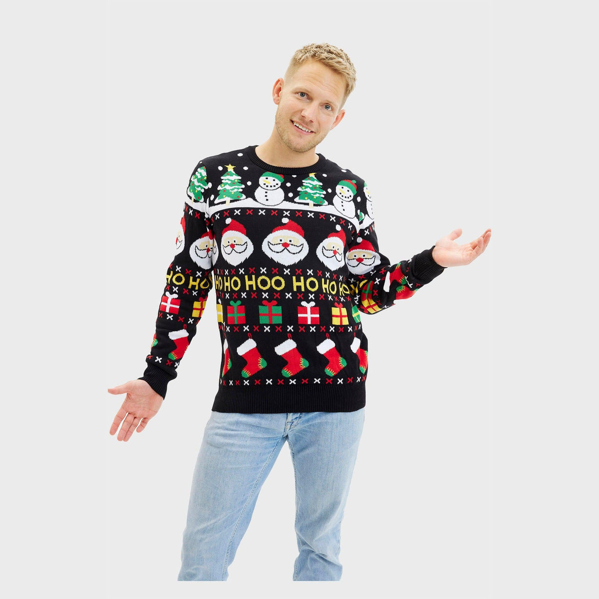R&B | Der Fröhliche Weihnachts-Pullover Herren