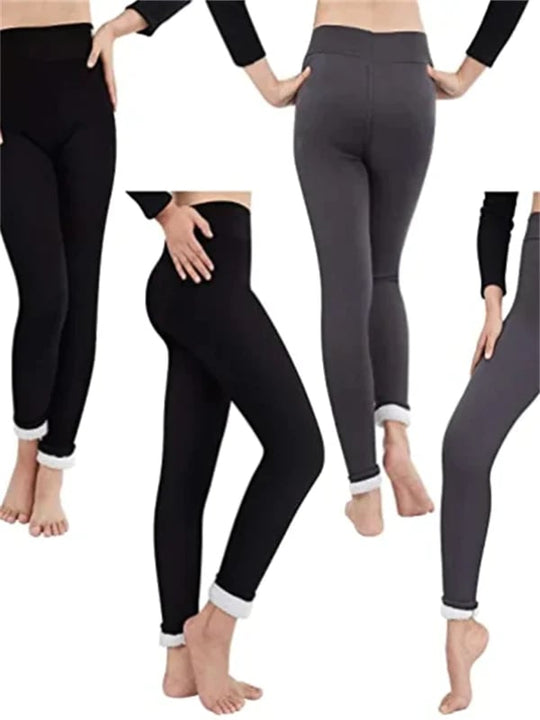 R&B | Damen Winterhose Fleece - Warme Leggings mit Formungseffekt