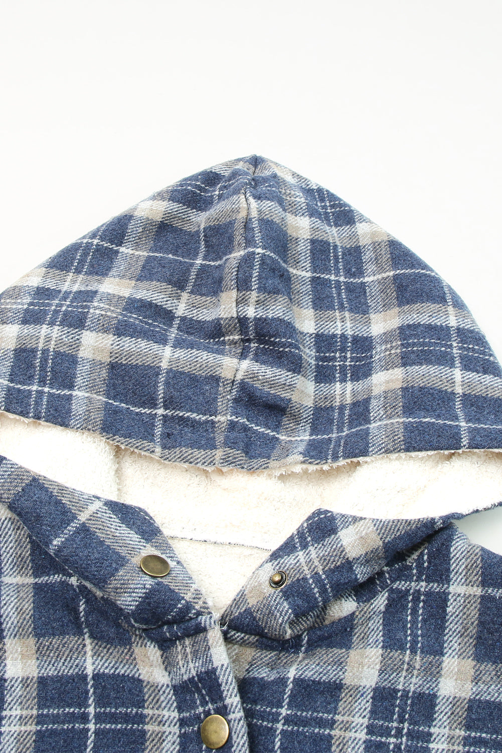 R&B | Gepunktete Jacke mit Kapuze Weiches Plüschfutter Perfekt für Kalte Tage