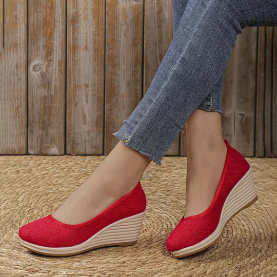 Lässige Keilschuhe