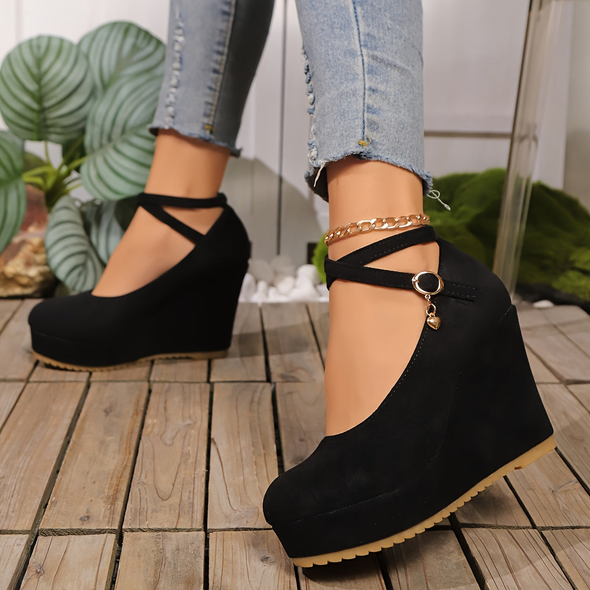R&B | Elegante Damenschuhe mit Keilabsatz