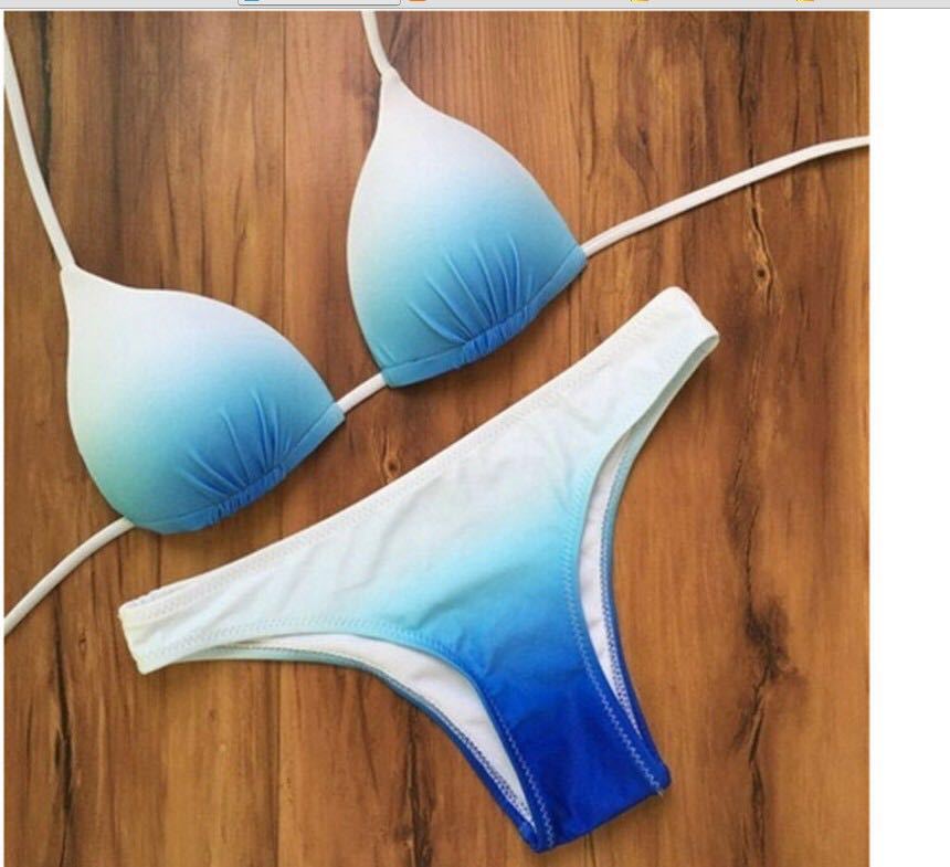 Damen Triangel-Bikini mit elastischen Trägern R&B