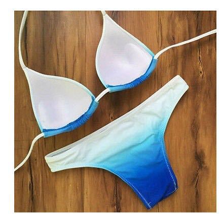 Damen Triangel-Bikini mit elastischen Trägern R&B