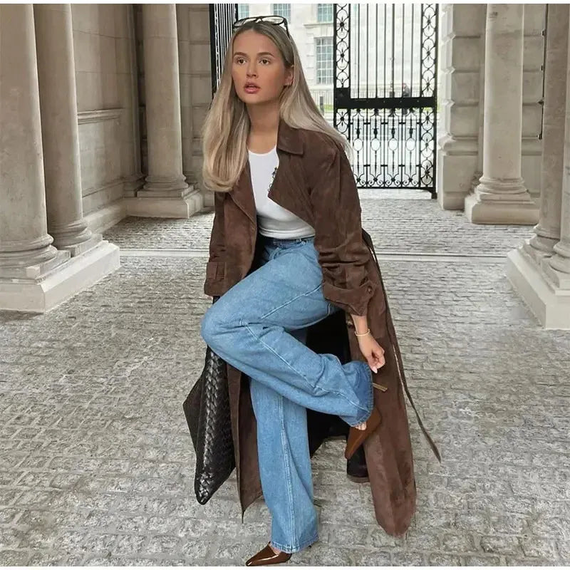 R&B | Vintage langer Jack im Herbststil