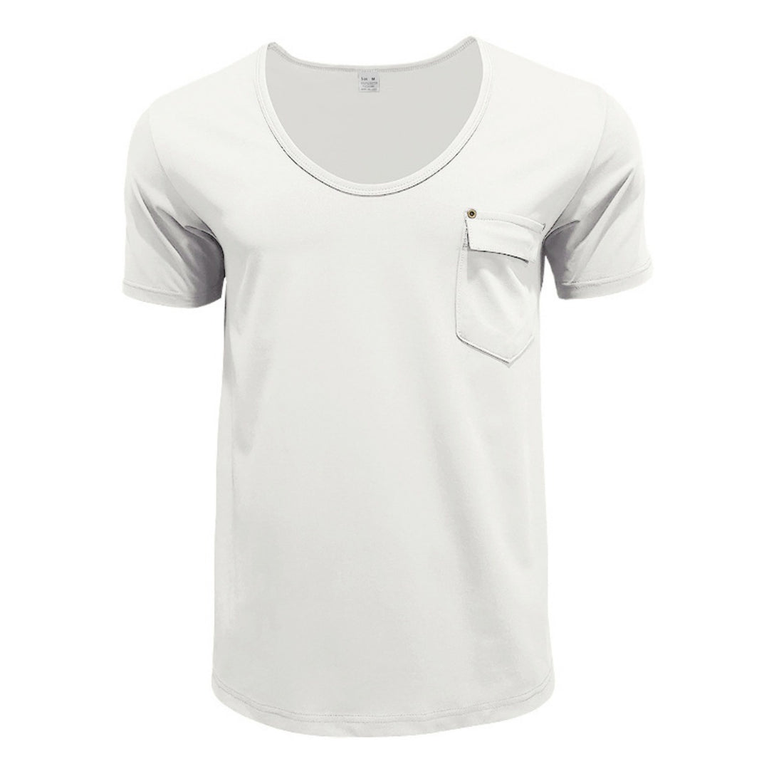 R&B | T-Shirt mit V-Ausschnitt in Übergröße