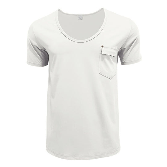 R&B | T-Shirt mit V-Ausschnitt in Übergröße