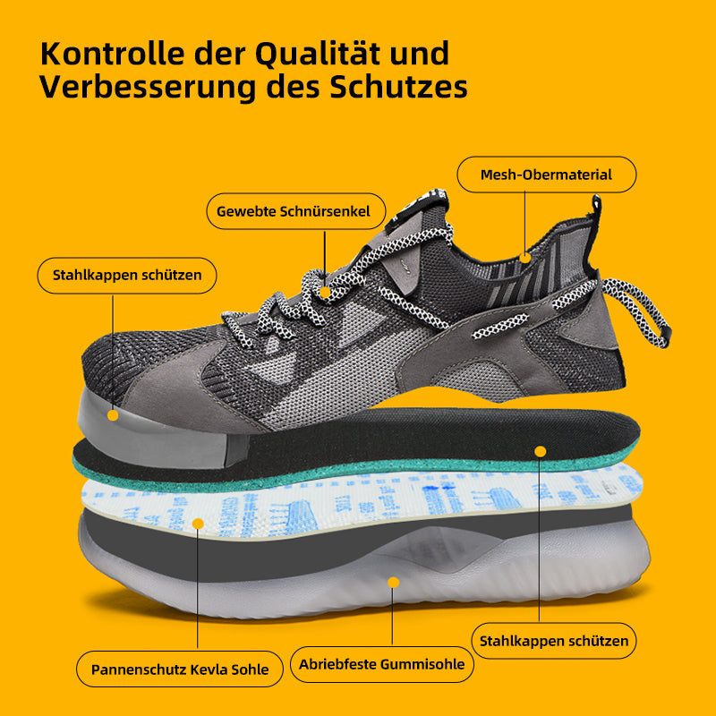 S1 Schlagfestigkeit und durchstichfeste Sicherheitsschuhe R&B