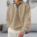 R&B | Lässiger Polo Pullover Sweatshirt